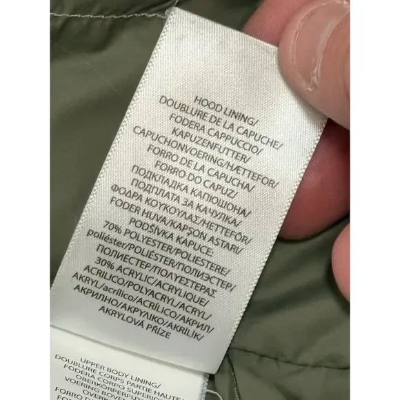 Polo Ralph Lauren Boys Faux Fur Trim Down Parka Jacket Coat Sz 8 Small Tan Khaki - Picture 10 of 13